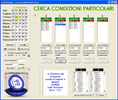 Cerca condizioni particolari nell'estrazione del lotto Cerca condizioni particolari nell'estrazione del lotto